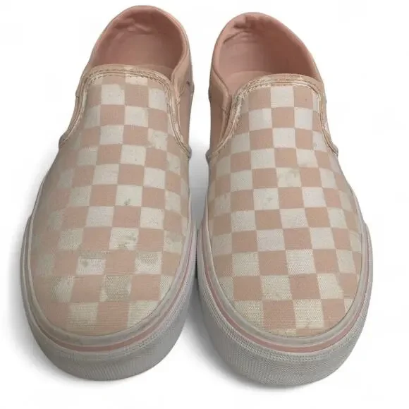 Vans Off The Wall Rose/White Checkered-Women’s-Size 6.5 - Picture 2 of 7